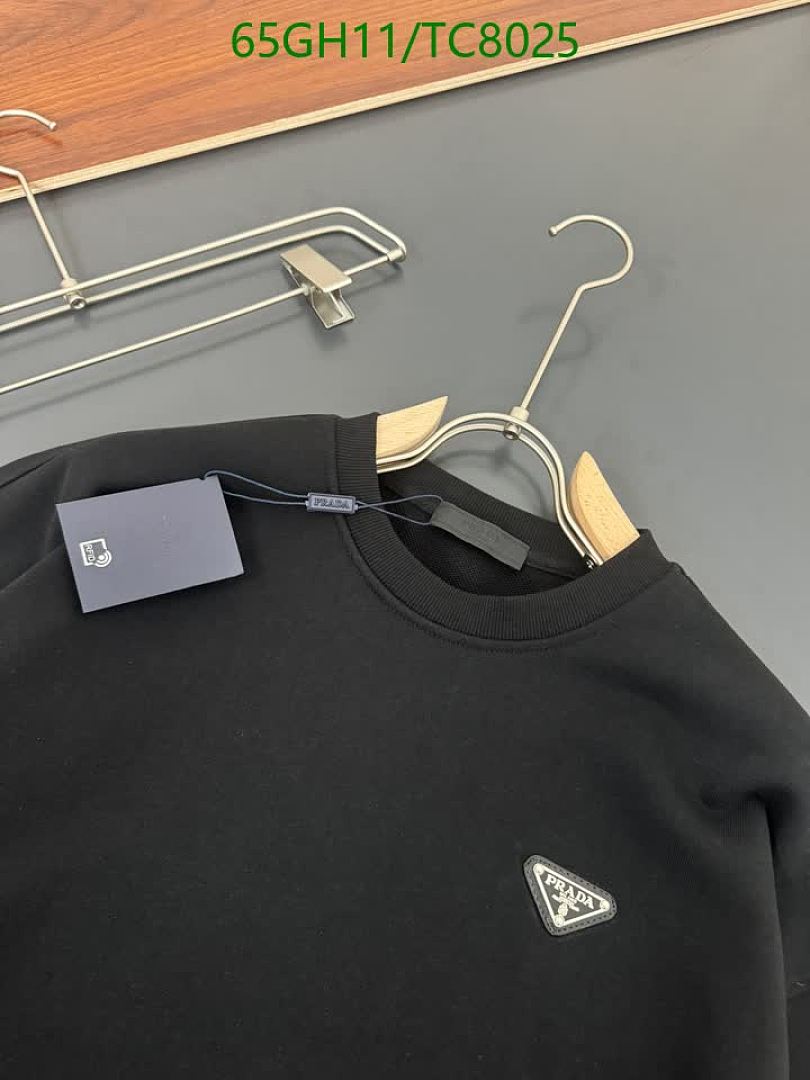 Prada-Clothing Code: TC8025 $: 65USD