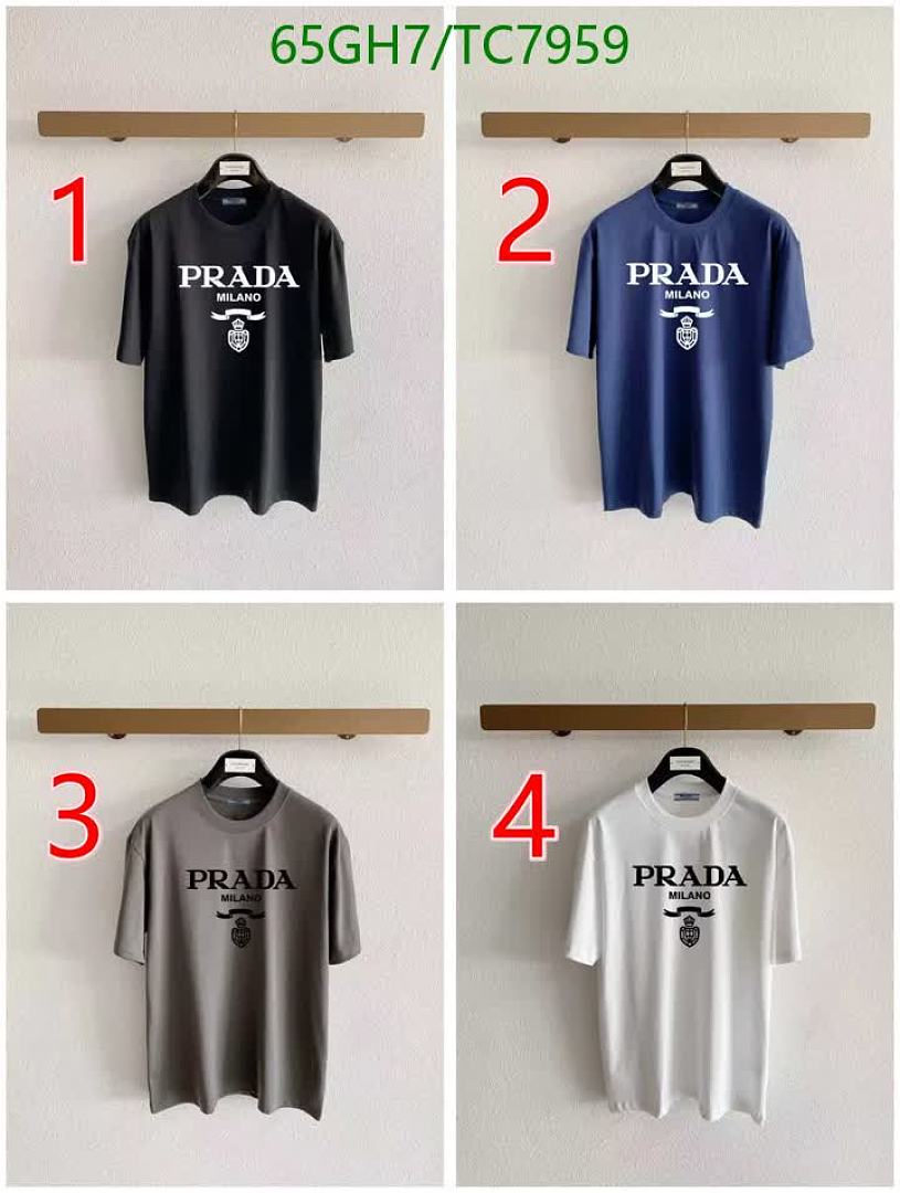 Prada-Clothing Code: TC7959 $: 65USD