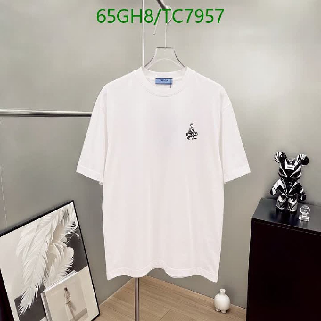 Prada-Clothing Code: TC7957 $: 65USD