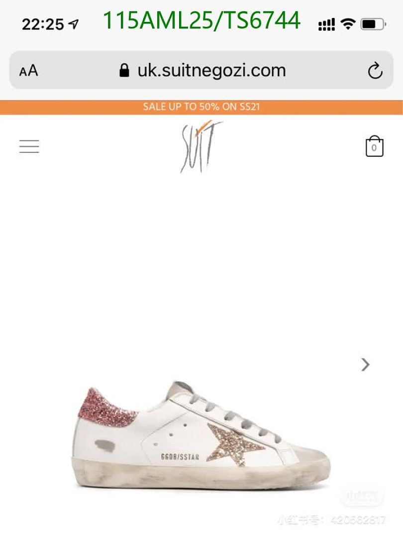 Golden Goose-Shoes(Men) Code: TS6744 $: 115USD
