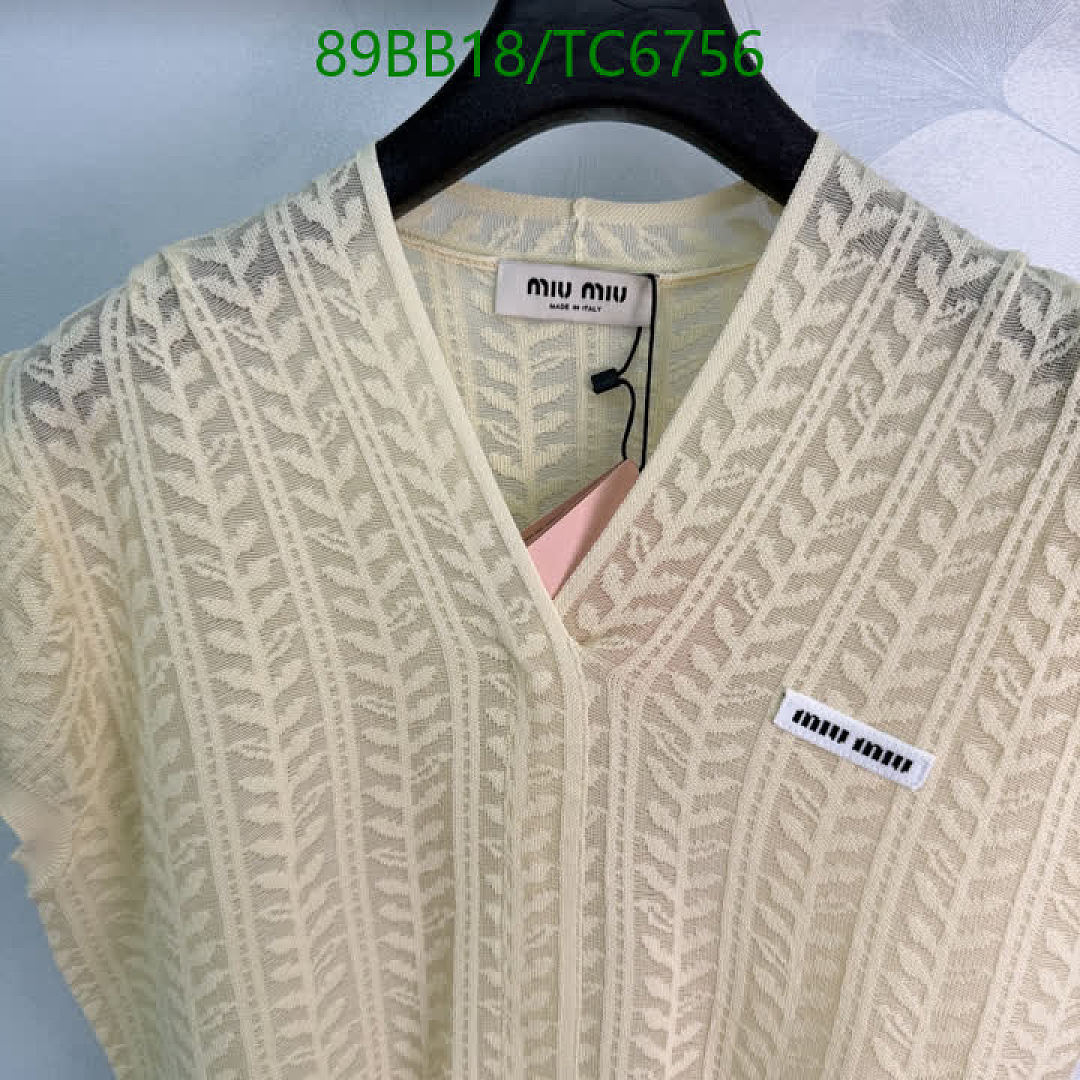 Miu Miu-Clothing Code: TC6756 $: 89USD