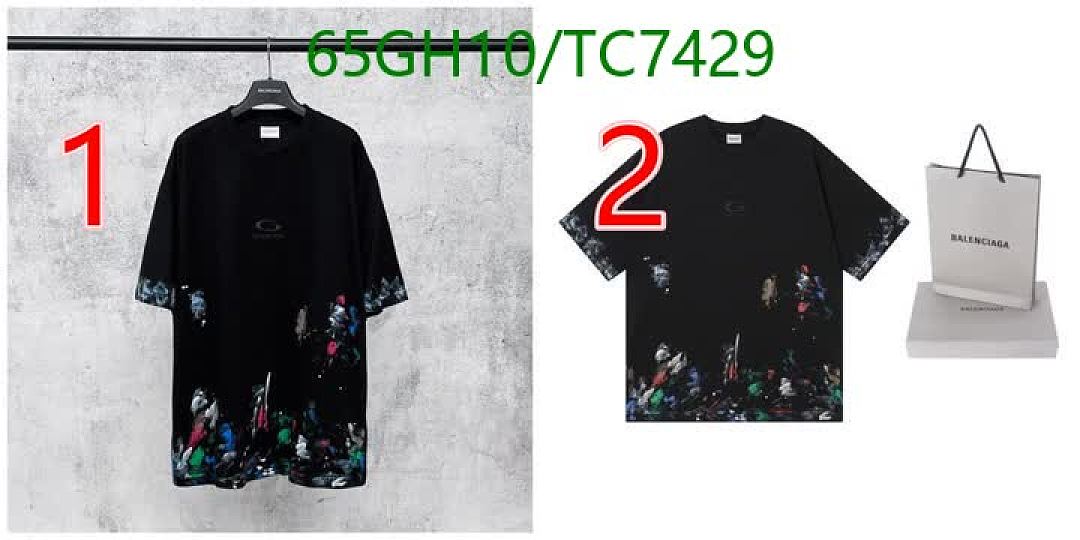 Balenciaga-Clothing Code: TC7429 $: 65USD