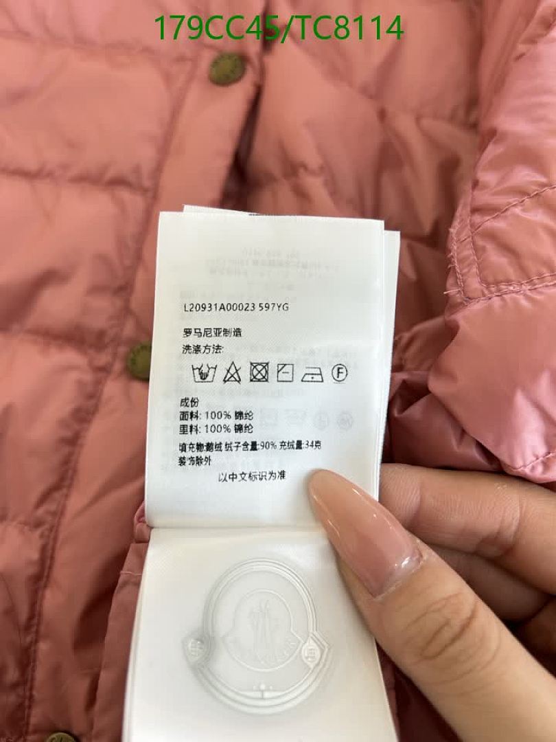 Moncler-Down Jackets(Women) Code: TC8114 $: 179USD