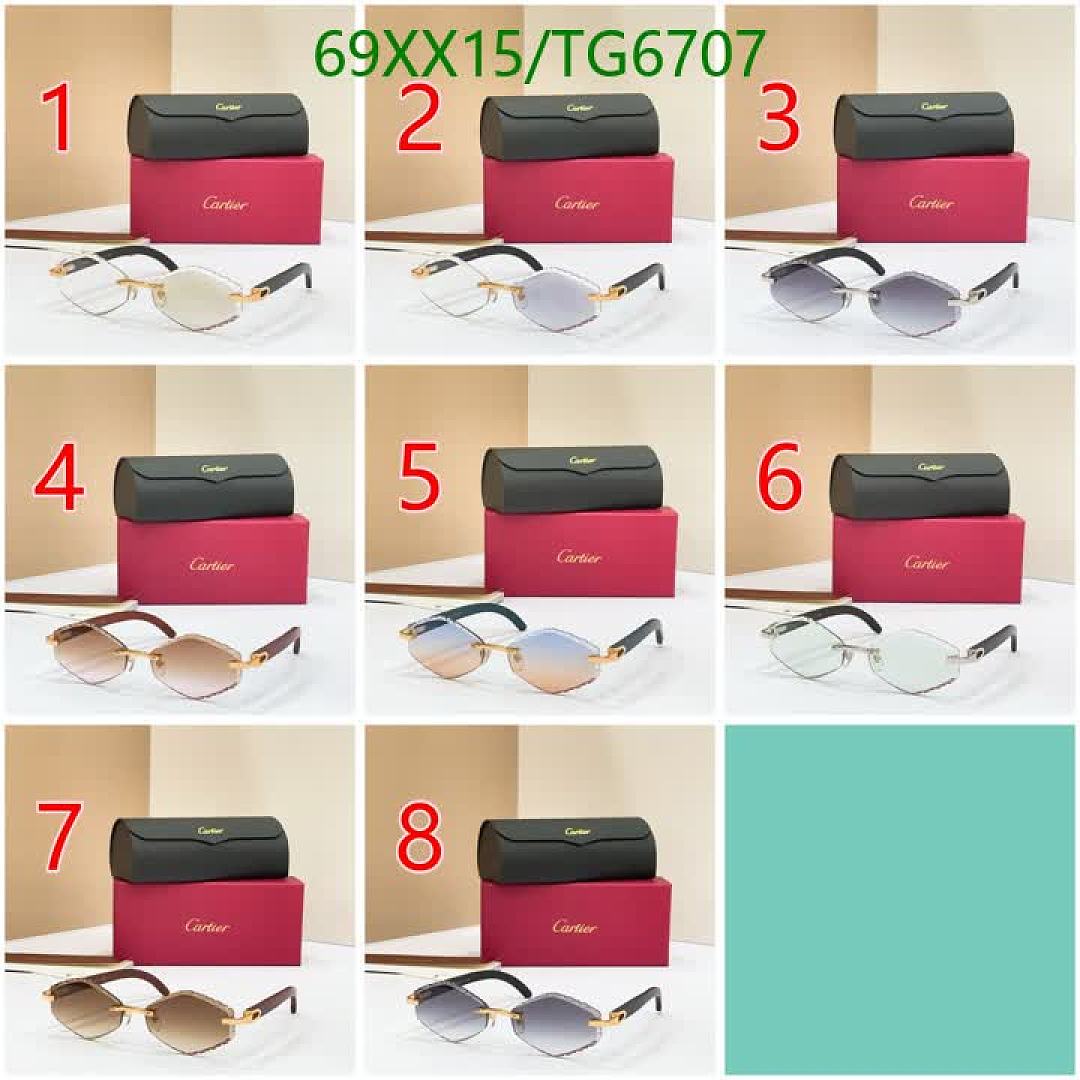 Cartier-Glasses Code: TG6707 $: 69USD