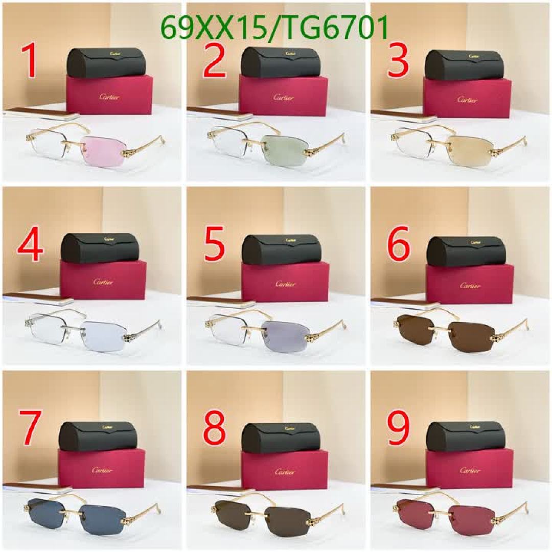 Cartier-Glasses Code: TG6701 $: 69USD