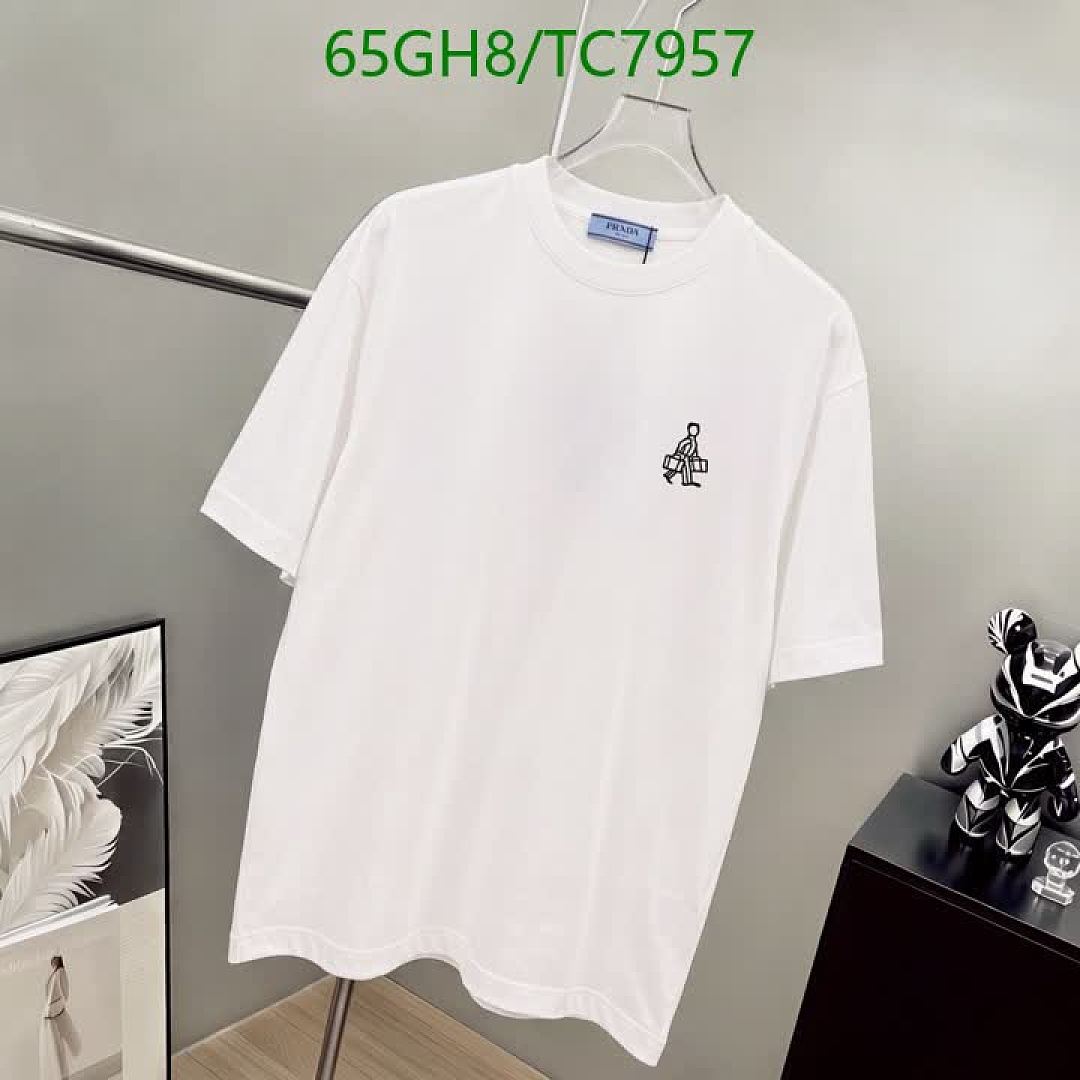 Prada-Clothing Code: TC7957 $: 65USD