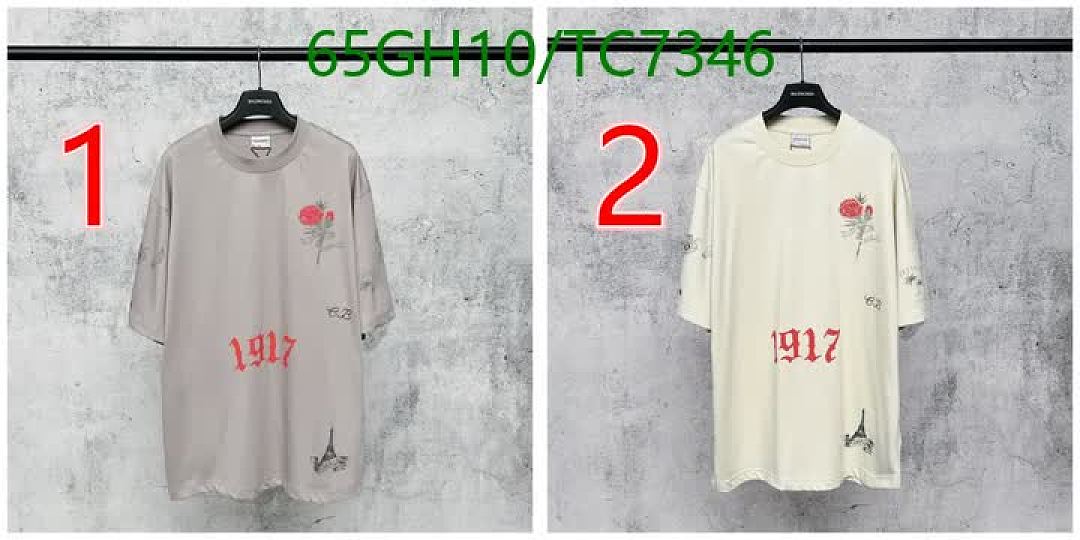 Balenciaga-Clothing Code: TC7346 $: 65USD