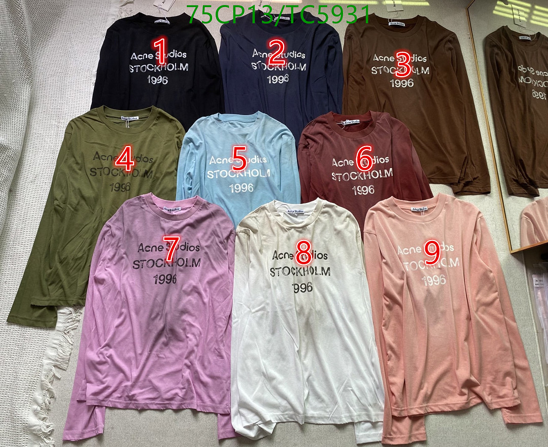 Acne Studios-Clothing Code: TC5931 $: 75USD