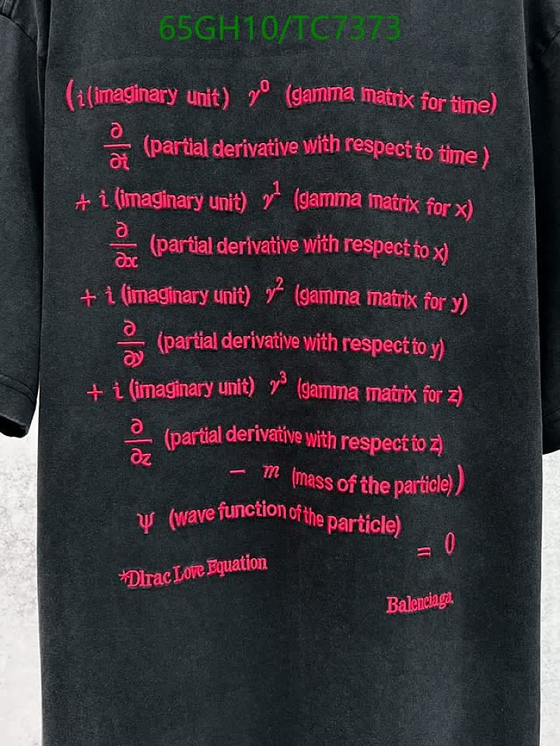 Balenciaga-Clothing Code: TC7373 $: 65USD