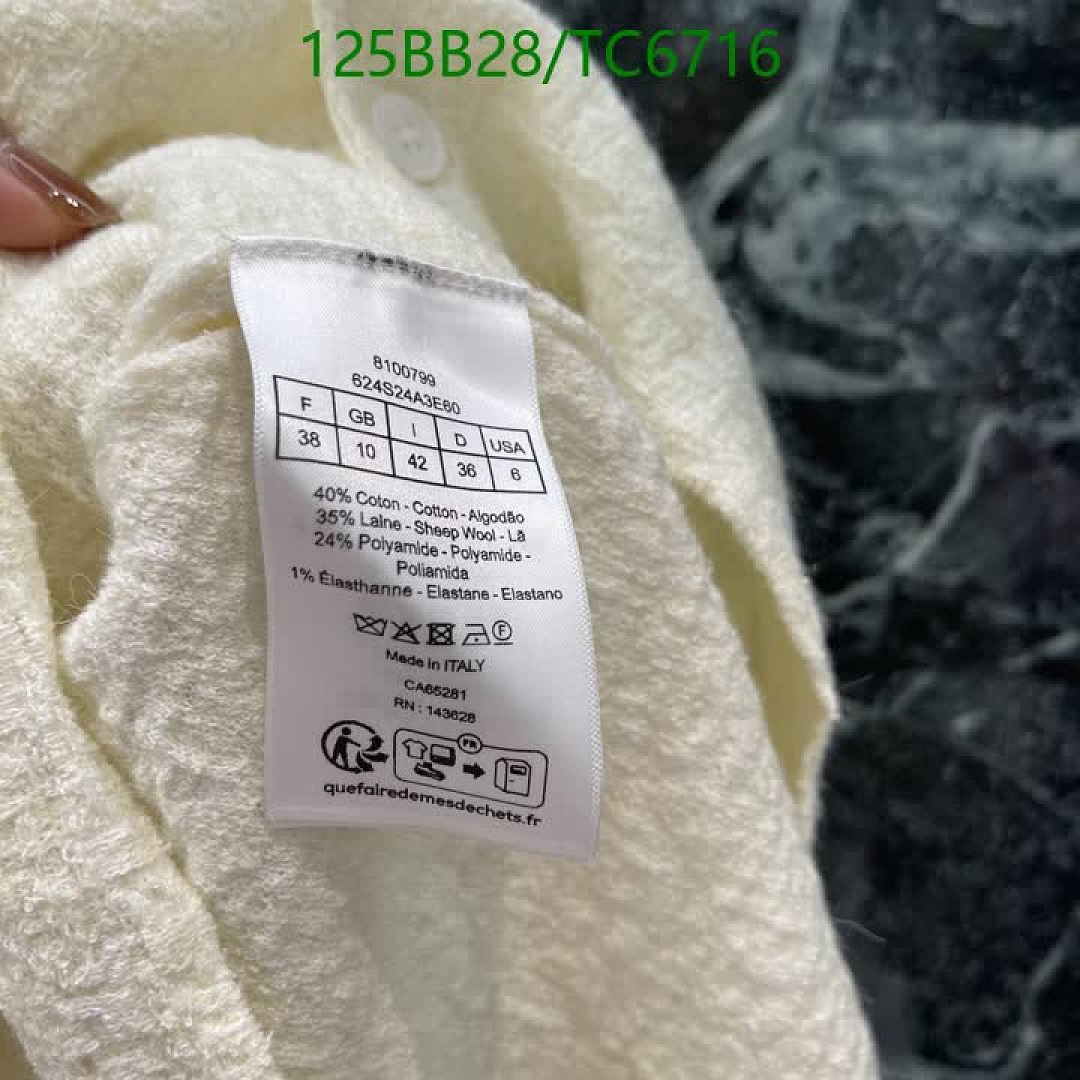 Dior-Clothing Code: TC6716 $: 125USD