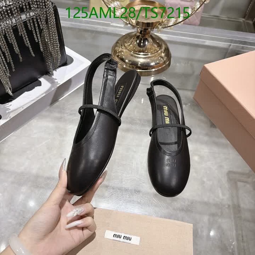 Miu Miu-Shoes(Women) Code: TS7215 $: 125USD