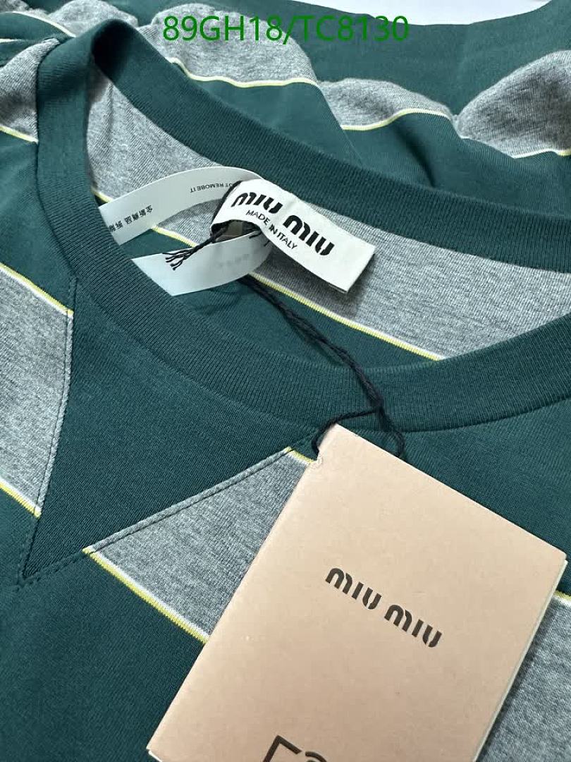 Miu Miu-Clothing Code: TC8130 $: 89USD