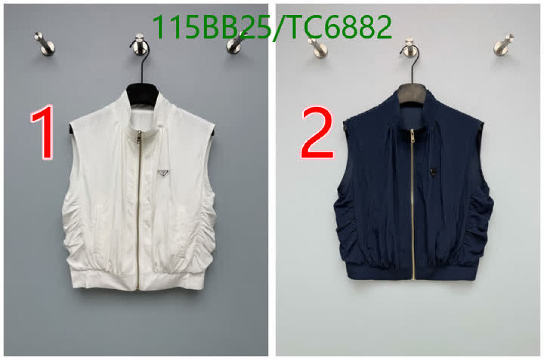 Prada-Clothing Code: TC6882 $: 115USD