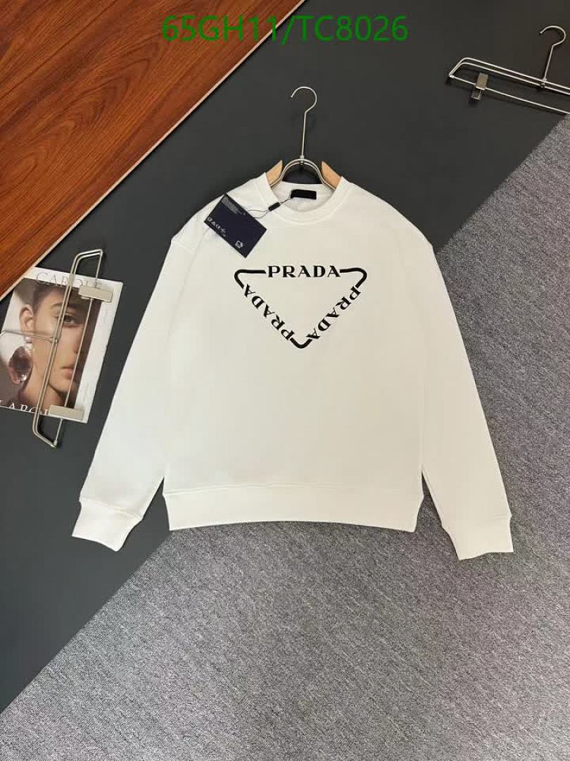 Prada-Clothing Code: TC8026 $: 65USD