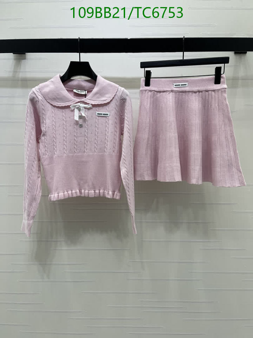 Miu Miu-Clothing Code: TC6753 $: 109USD