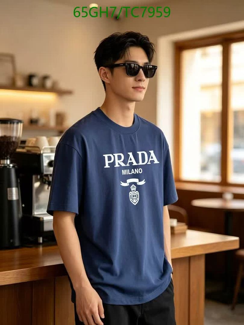 Prada-Clothing Code: TC7959 $: 65USD