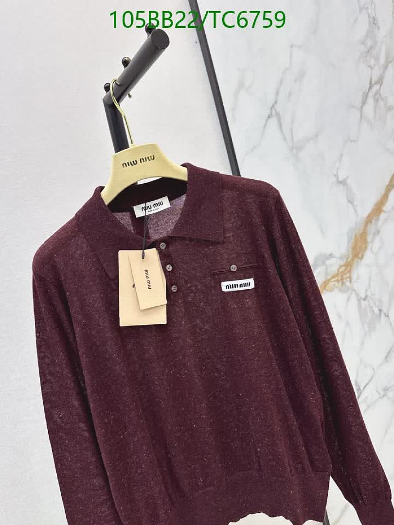 Miu Miu-Clothing Code: TC6759 $: 105USD