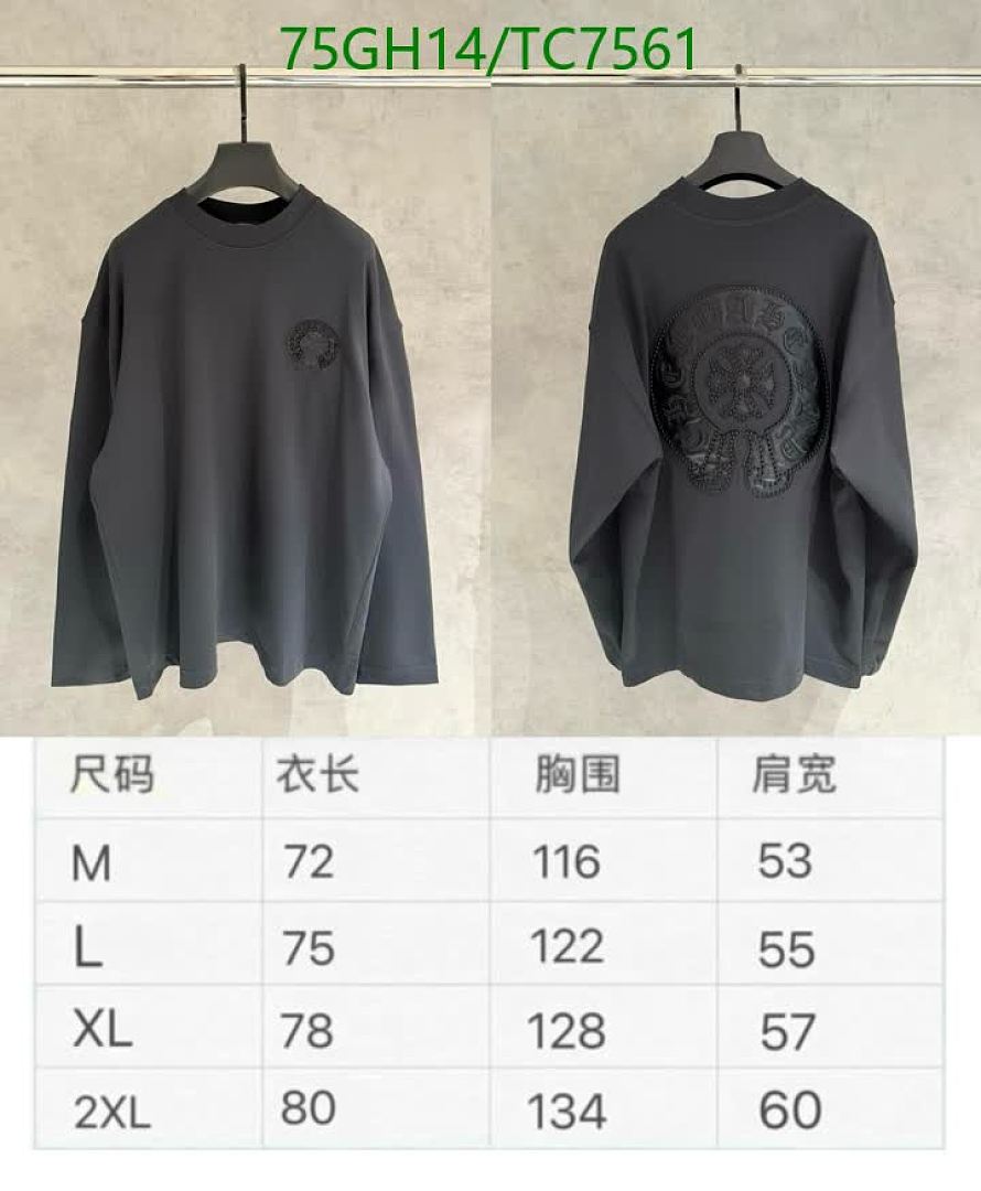 Chrome Hearts-Clothing Code: TC7561 $: 75USD