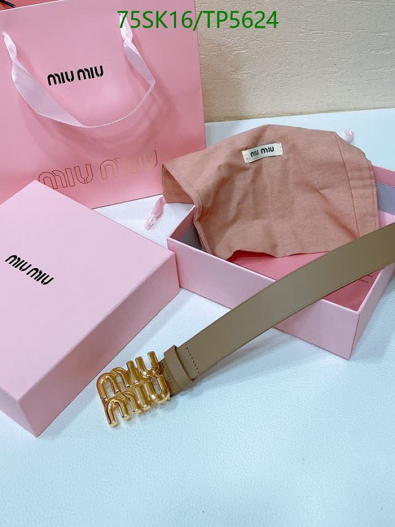 MIU MIU-Belts Code: TP5624 $: 75USD