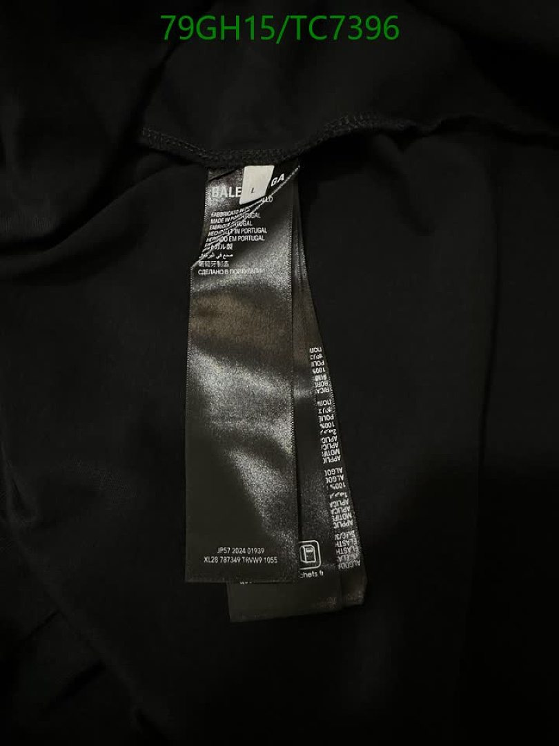 Balenciaga-Clothing Code: TC7396 $: 79USD
