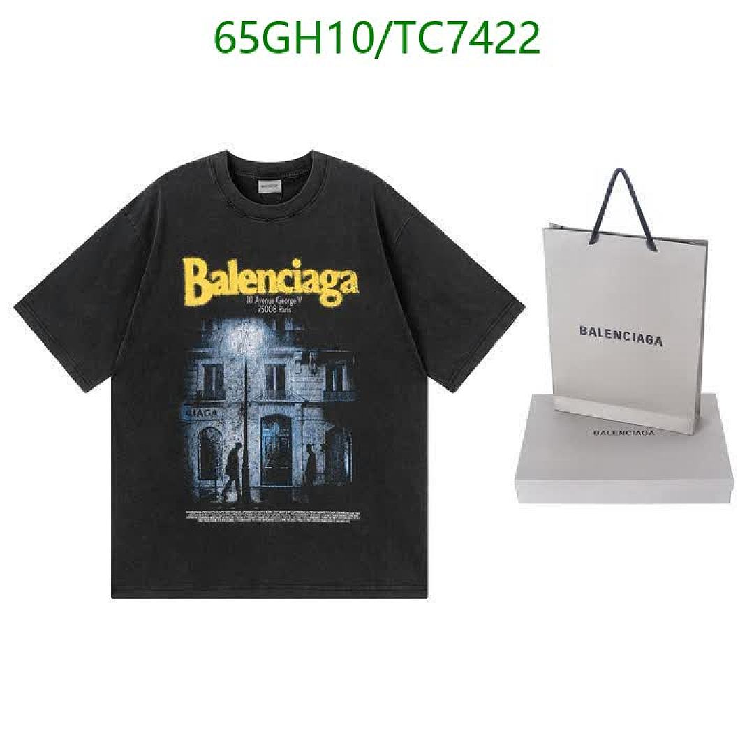 Balenciaga-Clothing Code: TC7422 $: 65USD
