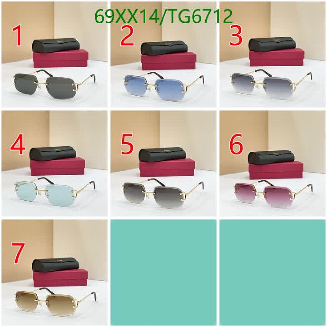 Cartier-Glasses Code: TG6712 $: 69USD