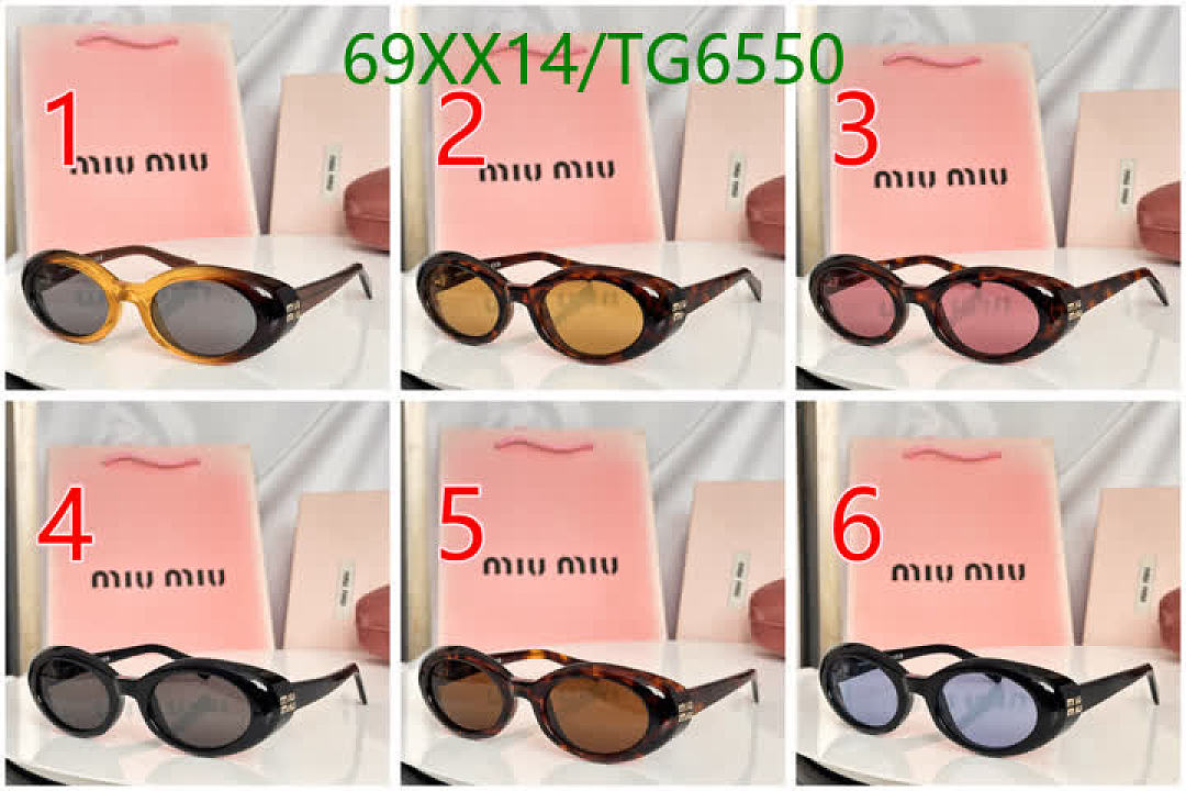 Miu Miu-Glasses Code: TG6550 $: 69USD