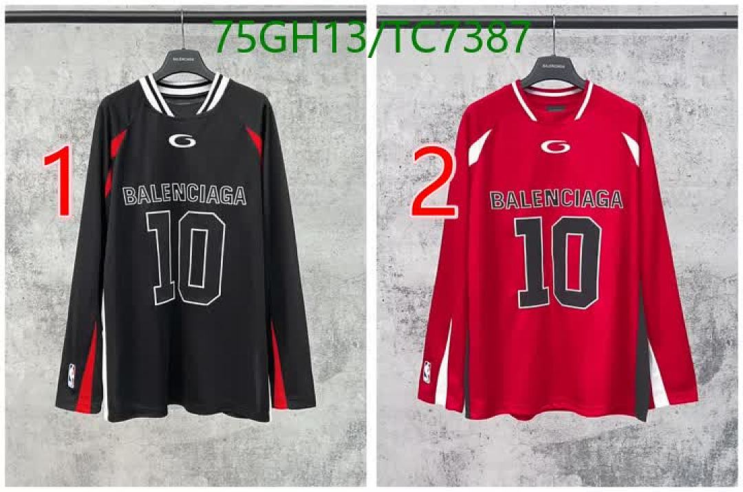 Balenciaga-Clothing Code: TC7387 $: 75USD