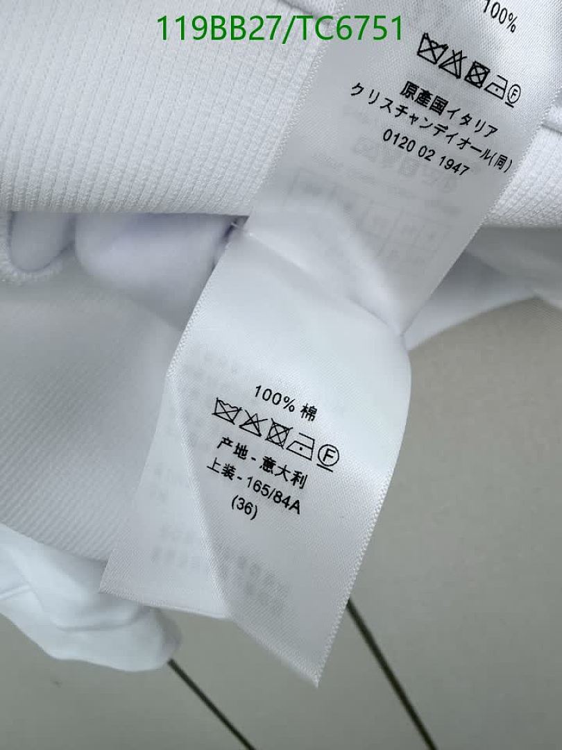 Dior-Clothing Code: TC6751 $: 119USD
