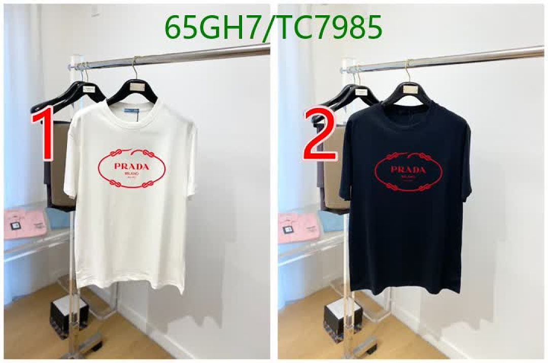 Prada-Clothing Code: TC7985 $: 65USD
