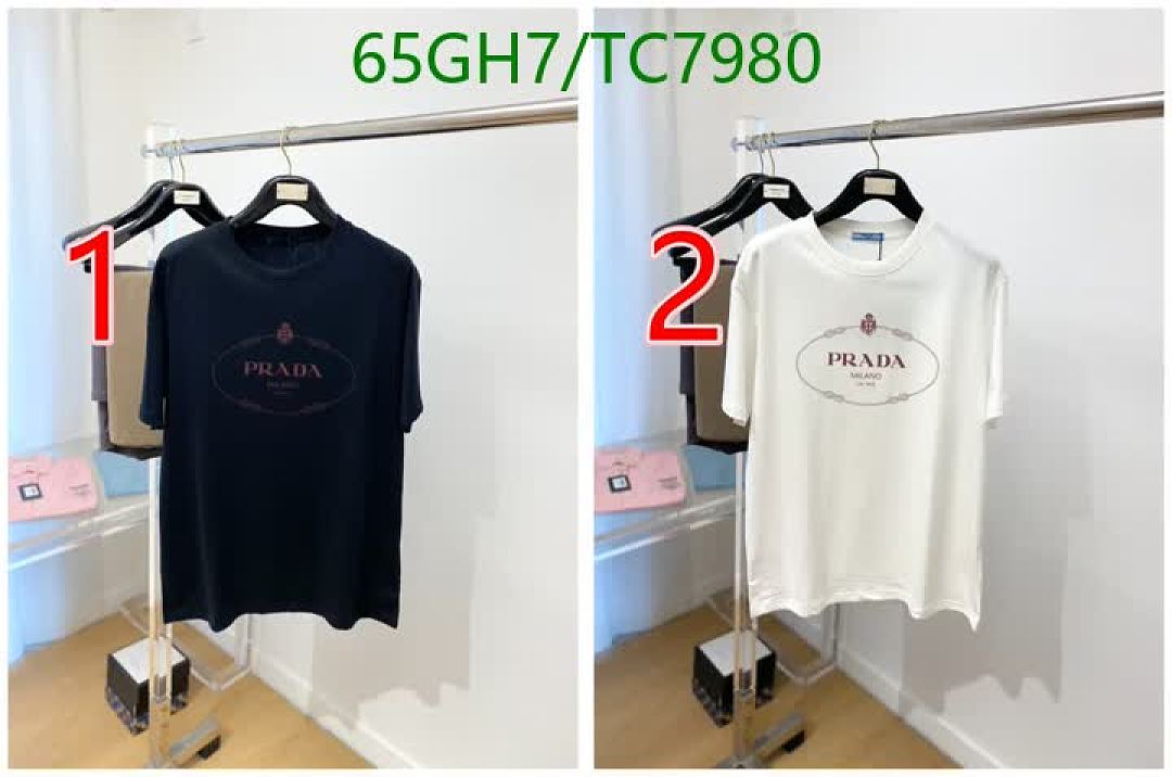 Prada-Clothing Code: TC7980 $: 65USD