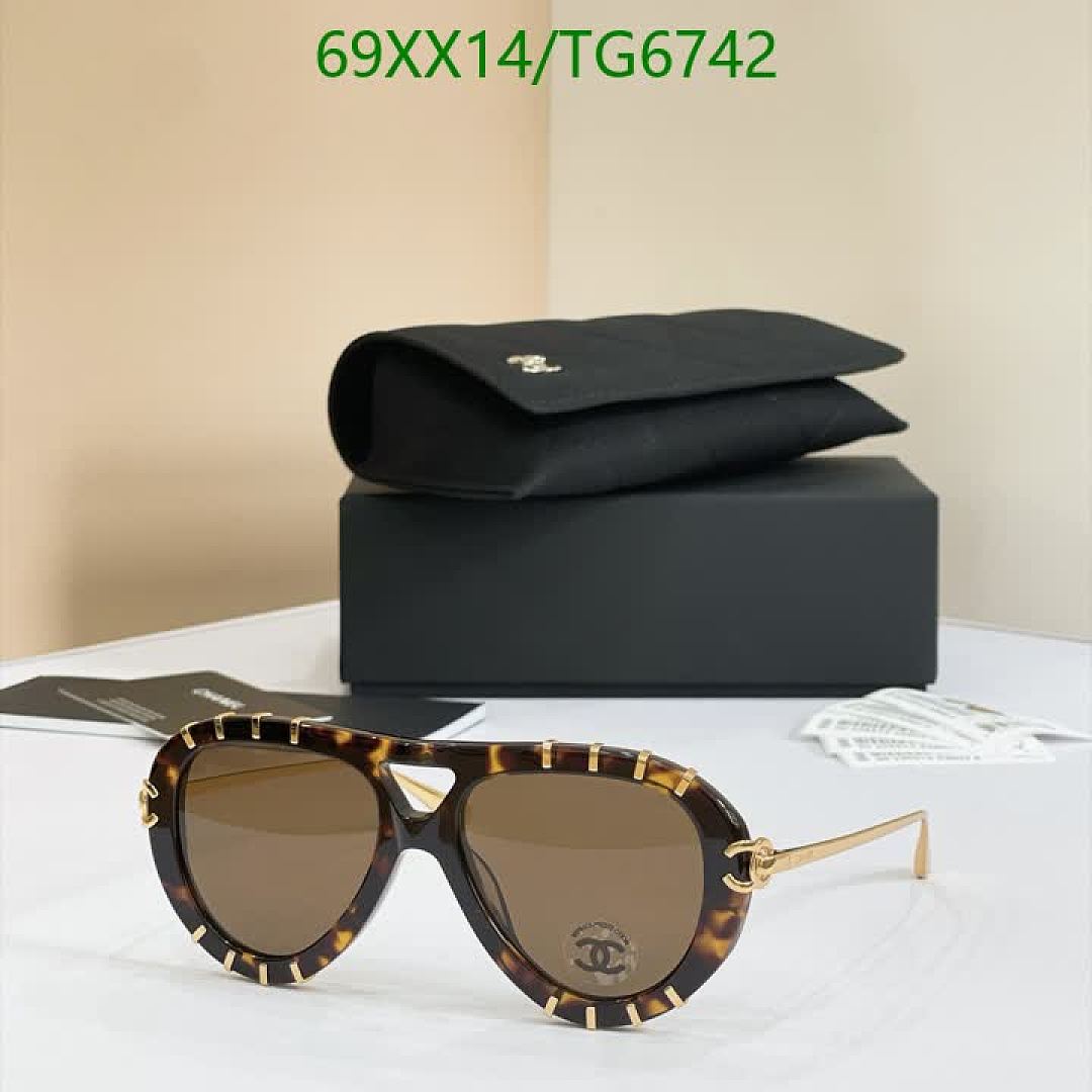 Chanel-Glasses Code: TG6742 $: 69USD
