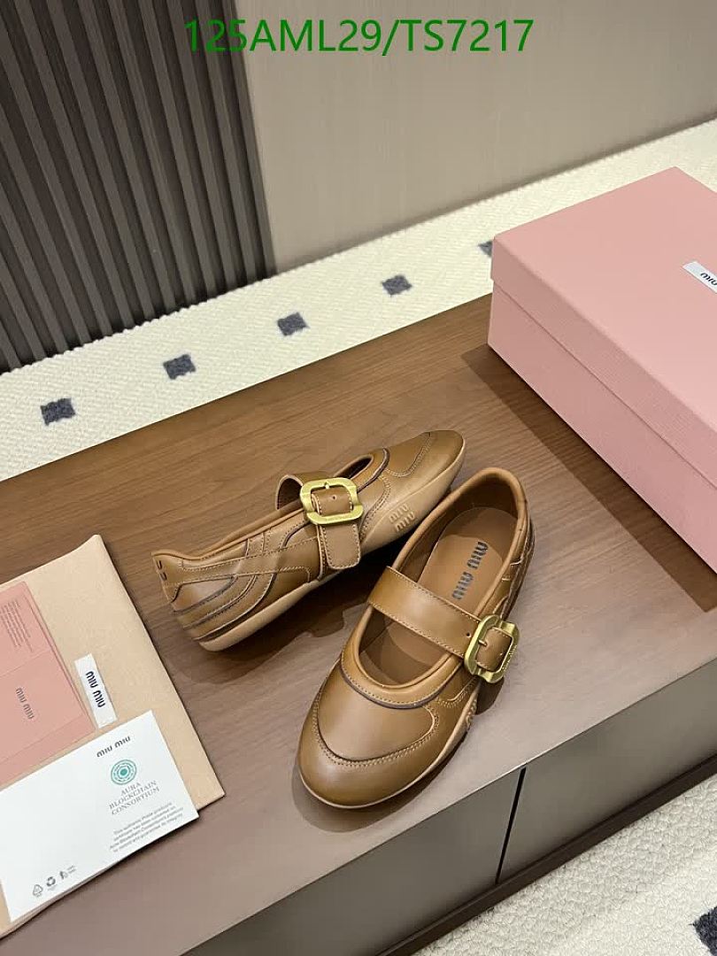 Miu Miu-Shoes(Women) Code: TS7217 $: 125USD