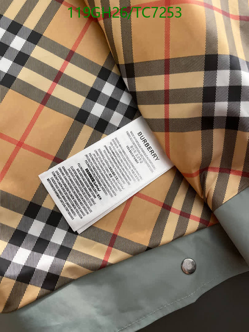 Burberry-Clothing Code: TC7253 $: 119USD