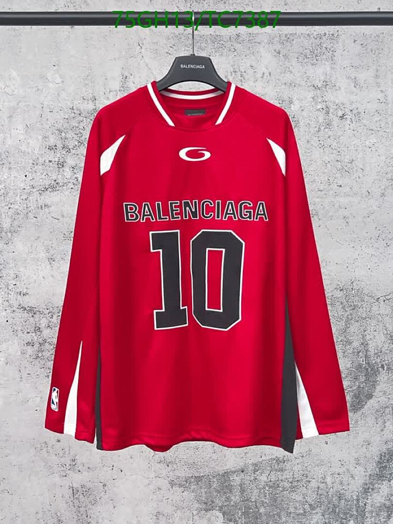 Balenciaga-Clothing Code: TC7387 $: 75USD