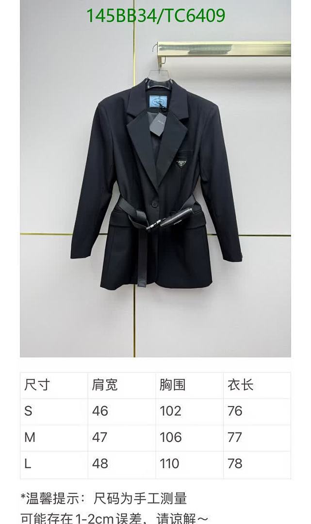 Prada-Clothing Code: TC6409 $: 145USD