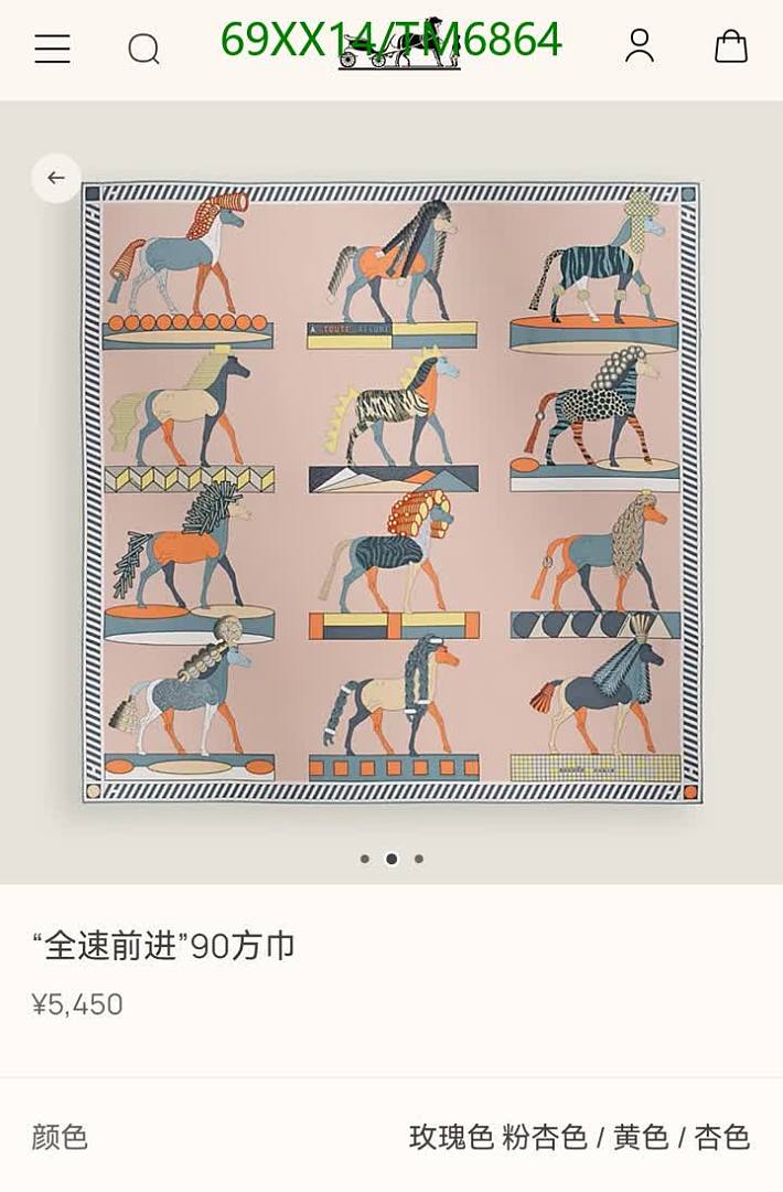 Hermes-Scarves Code: TM6864 $: 69USD