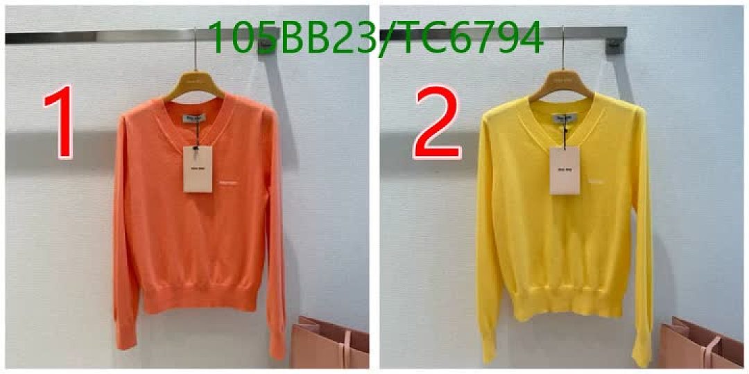 Miu Miu-Clothing Code: TC6794 $: 105USD