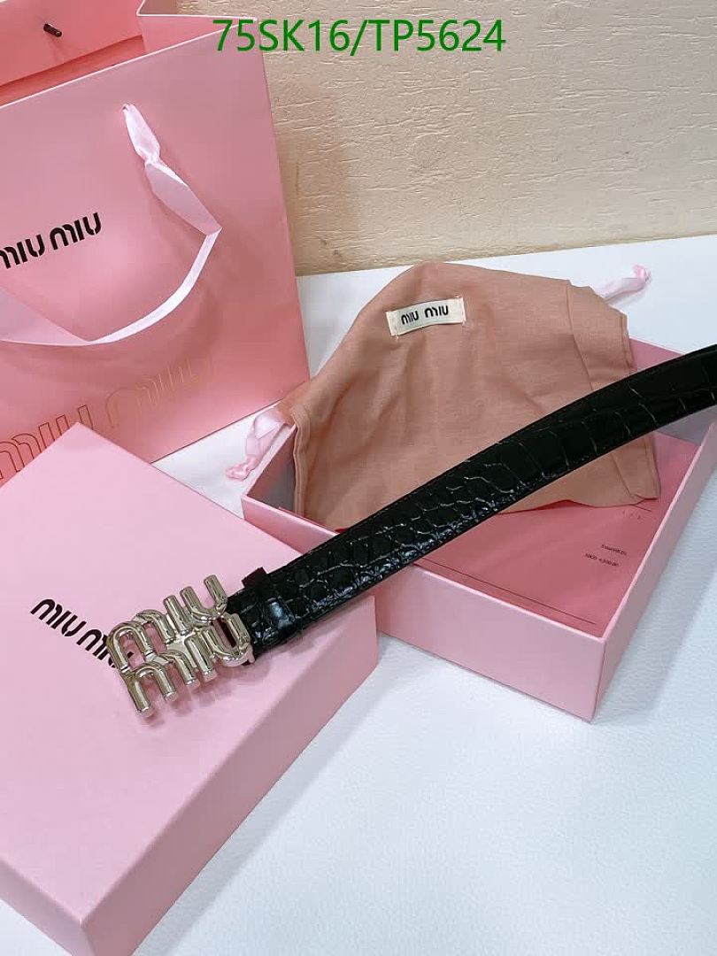 MIU MIU-Belts Code: TP5624 $: 75USD