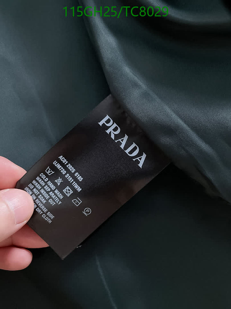 Prada-Clothing Code: TC8029 $: 115USD