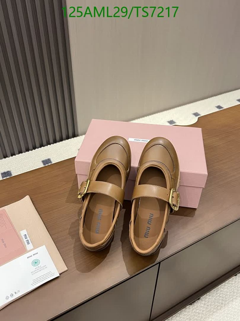 Miu Miu-Shoes(Women) Code: TS7217 $: 125USD