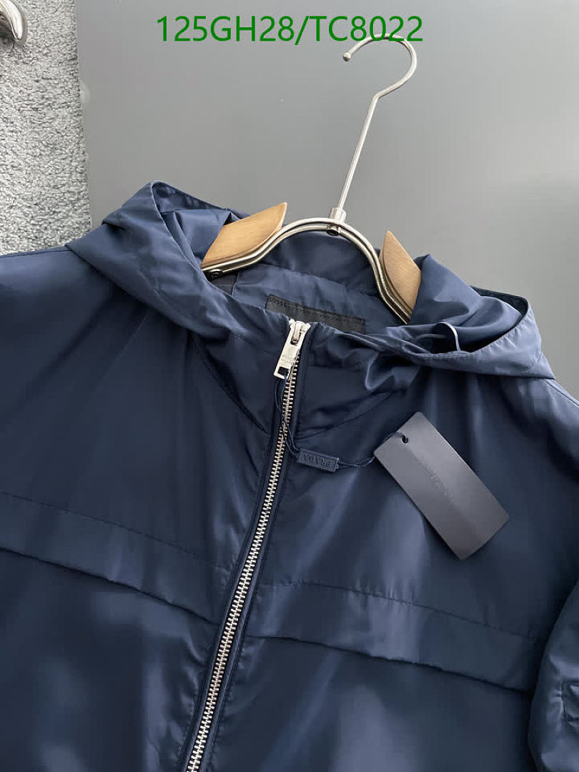 Prada-Clothing Code: TC8022 $: 125USD