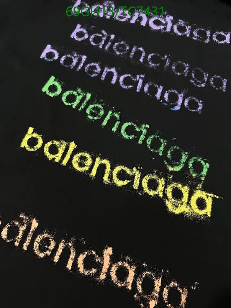 Balenciaga-Clothing Code: TC7431 $: 69USD