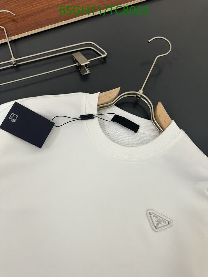 Prada-Clothing Code: TC8025 $: 65USD