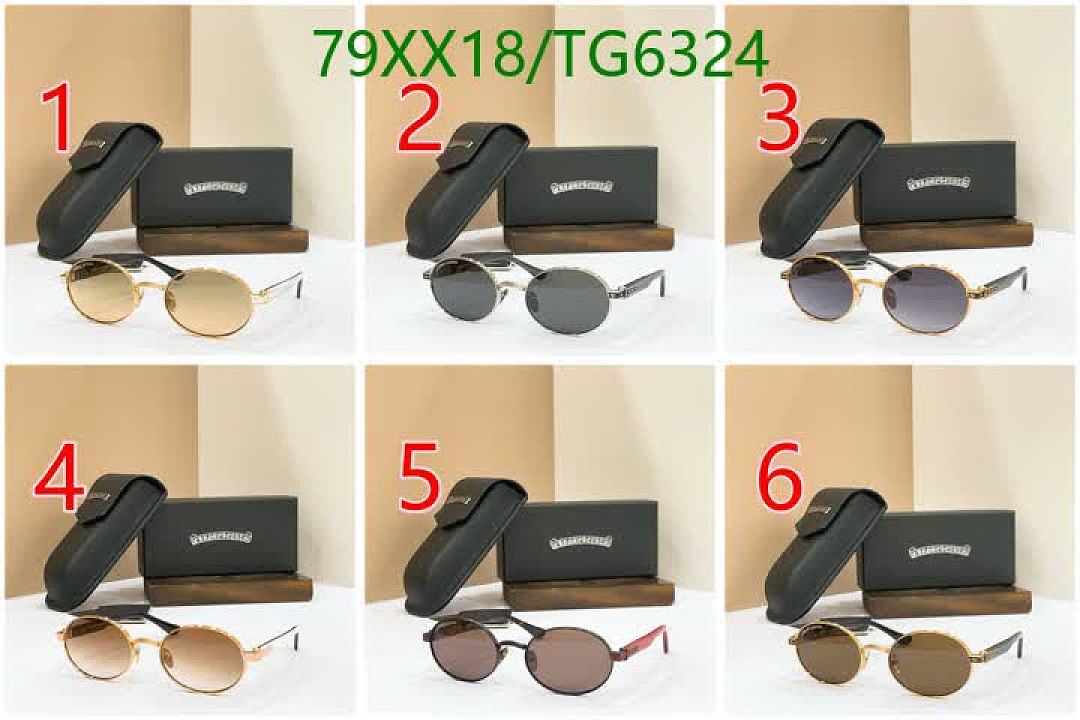 Chrome Hearts-Glasses Code: TG6324 $: 79USD