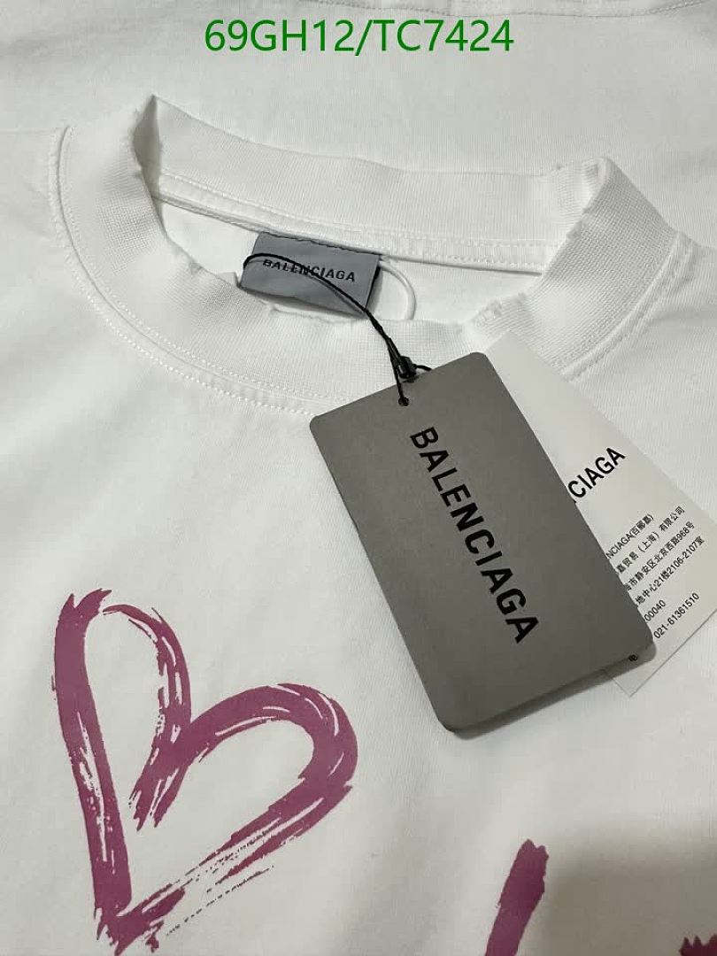 Balenciaga-Clothing Code: TC7424 $: 69USD