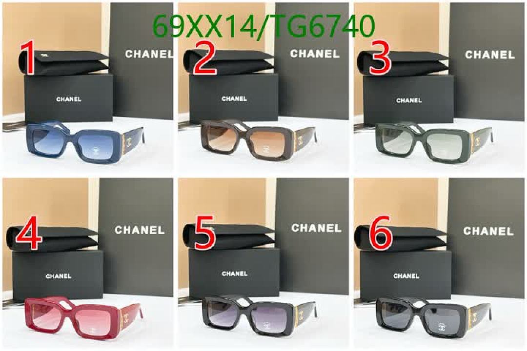 Chanel-Glasses Code: TG6740 $: 69USD