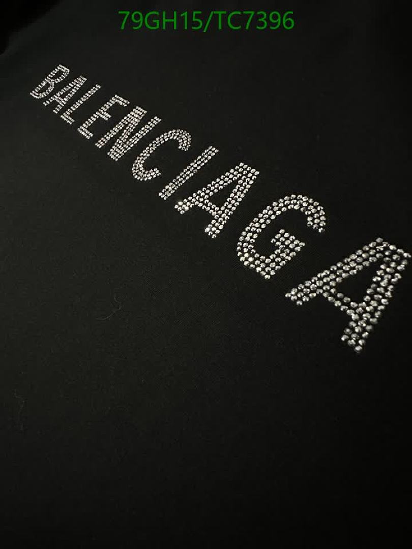 Balenciaga-Clothing Code: TC7396 $: 79USD