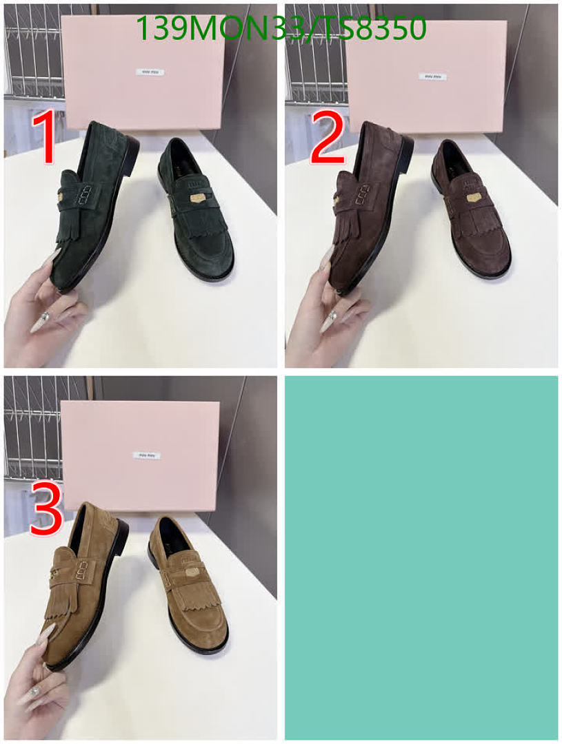 Miu Miu-Shoes(Women) Code: TS8350 $: 139USD