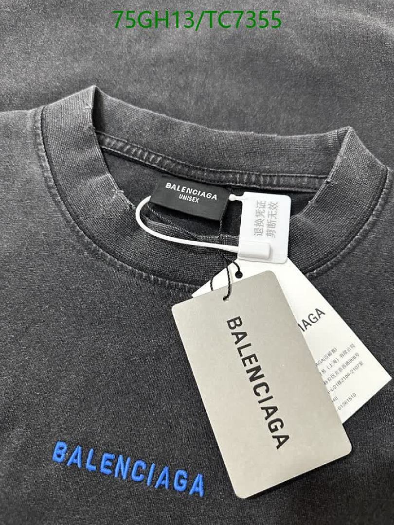 Balenciaga-Clothing Code: TC7355 $: 75USD